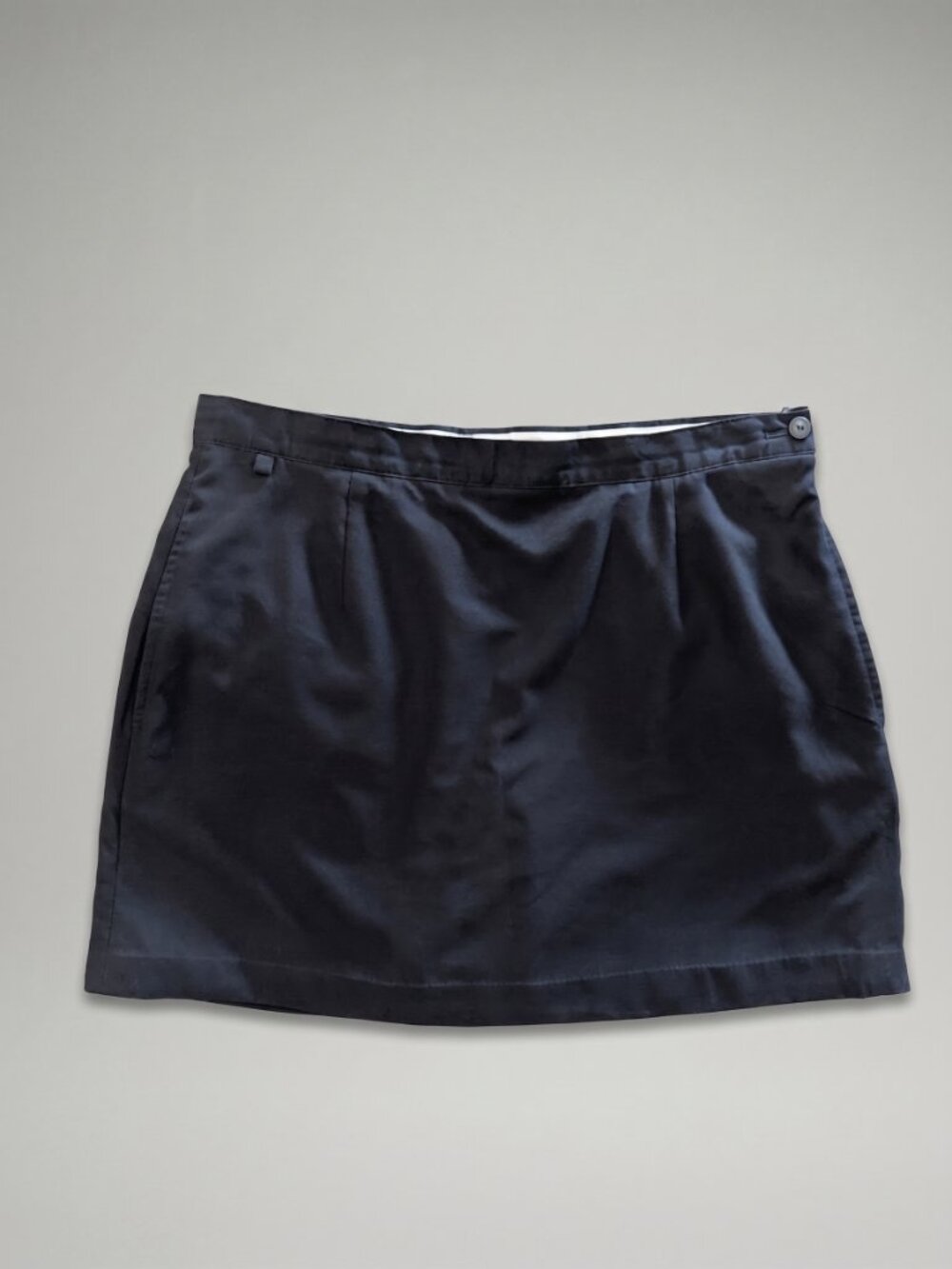 LIZGOLF 12 Skort Preppy Sport Golf Tennis Black Y2K Mini Skirt Minimalist